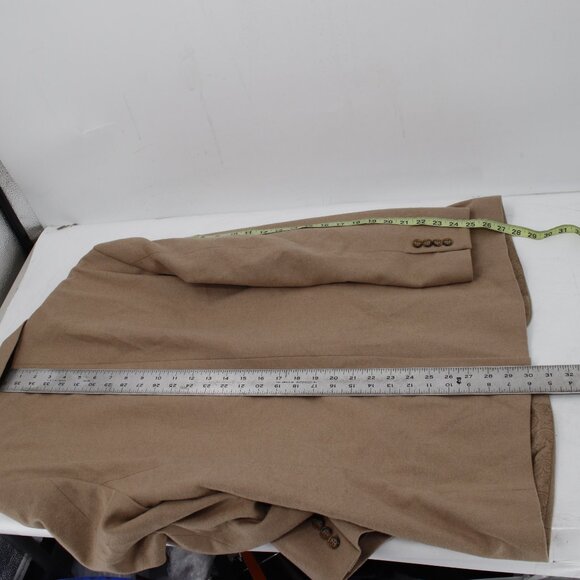 Lauren ralph Lauren sport coat mens 44R two button wool silk cashmere camel - Picture 10 of 15